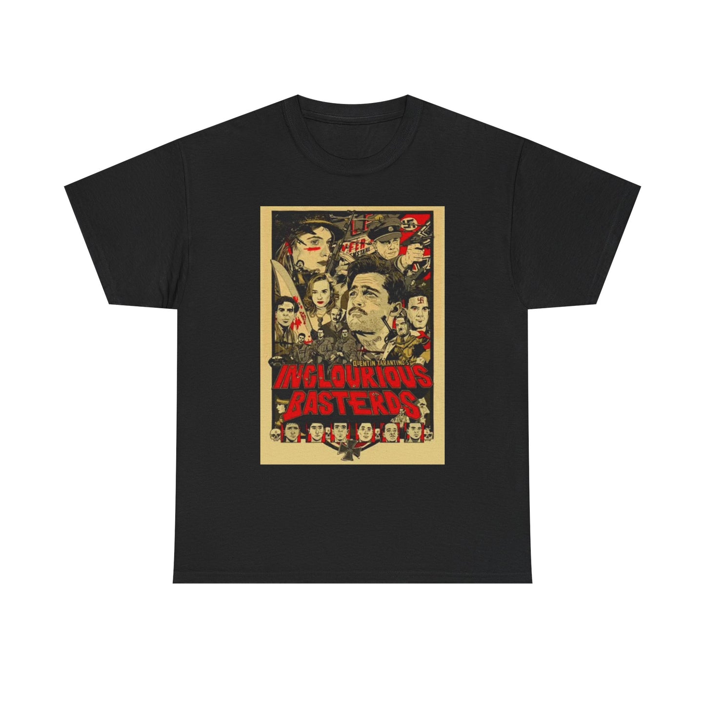 Inglorious Bastards T Shirt BRAND NEW Apparel Unisex Heavy Cotton Tee