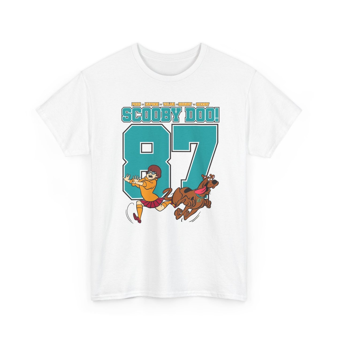 Scooby Doo Graphic T Shirt Cartoon Vintage Unisex Heavy Cotton Tee