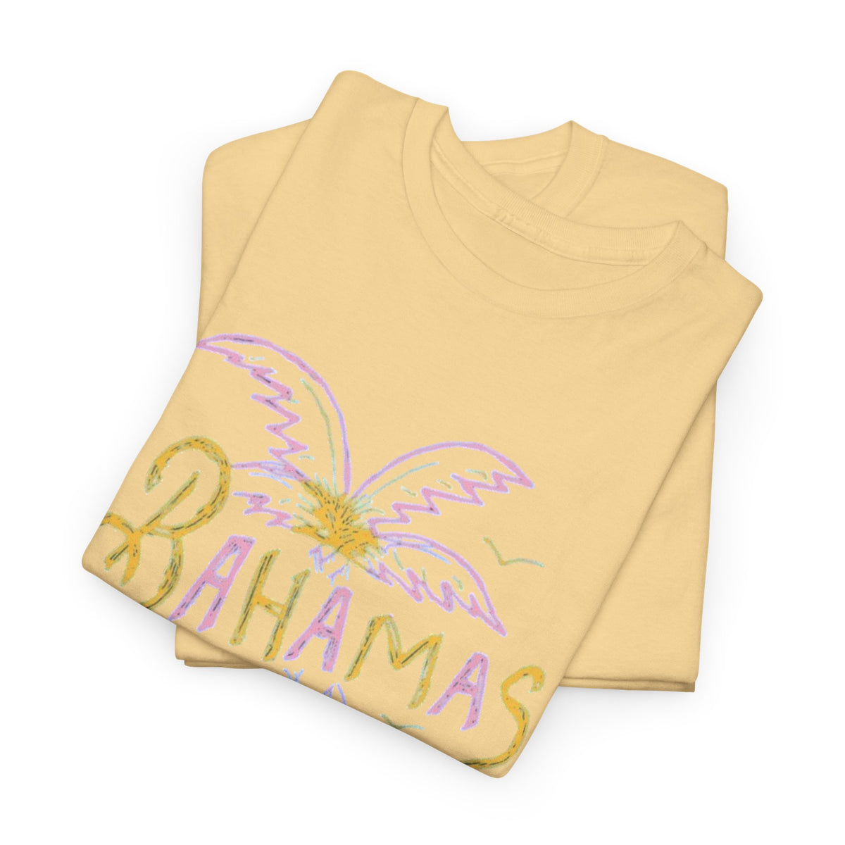 Bahamas Palm Tree Graphic T-Shirt Men's Graphic Tee