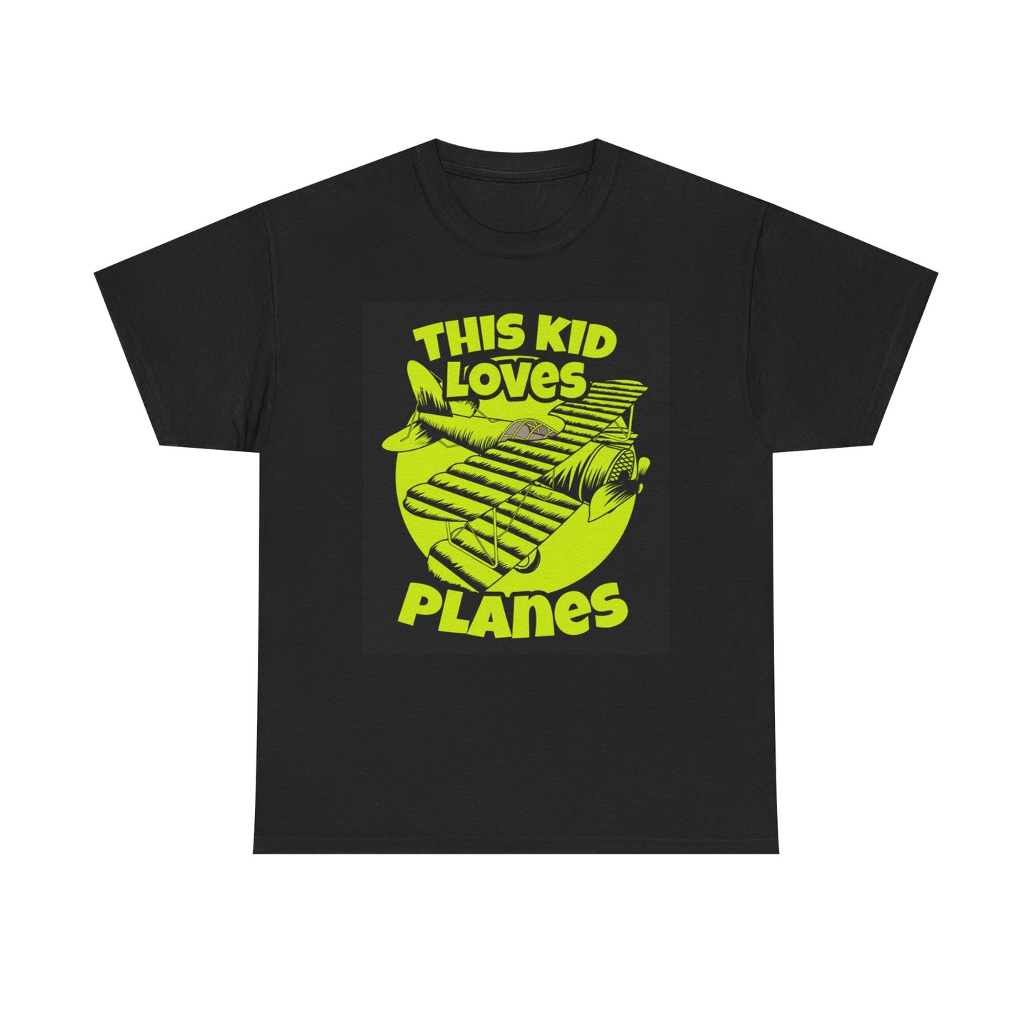 This Kid Loves Planes Graphic T Shirt Brand New Cotton Tee