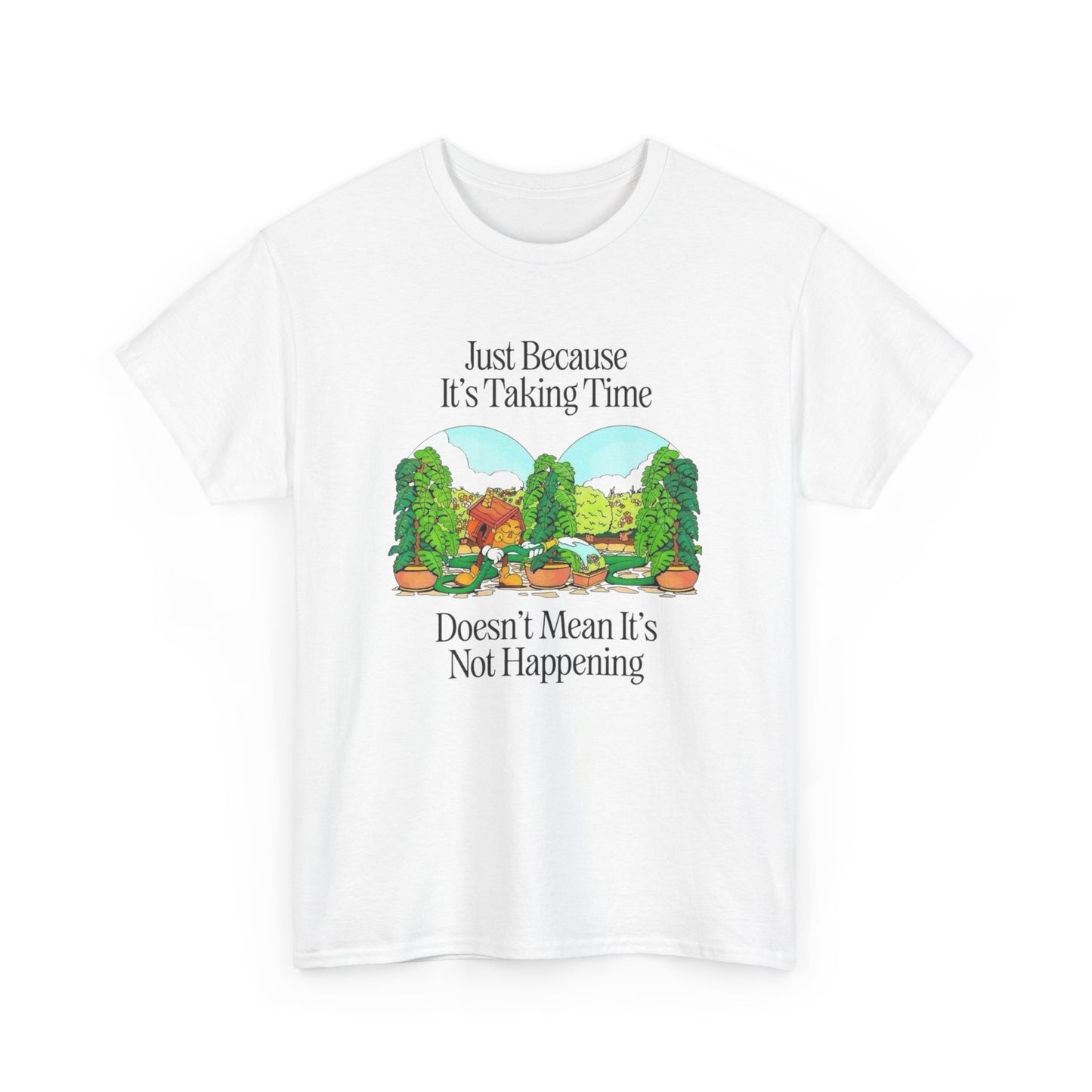 Motivation Its Happening Graphic T Shirt Unisex Heavy Cotton Tee Gift Vintage