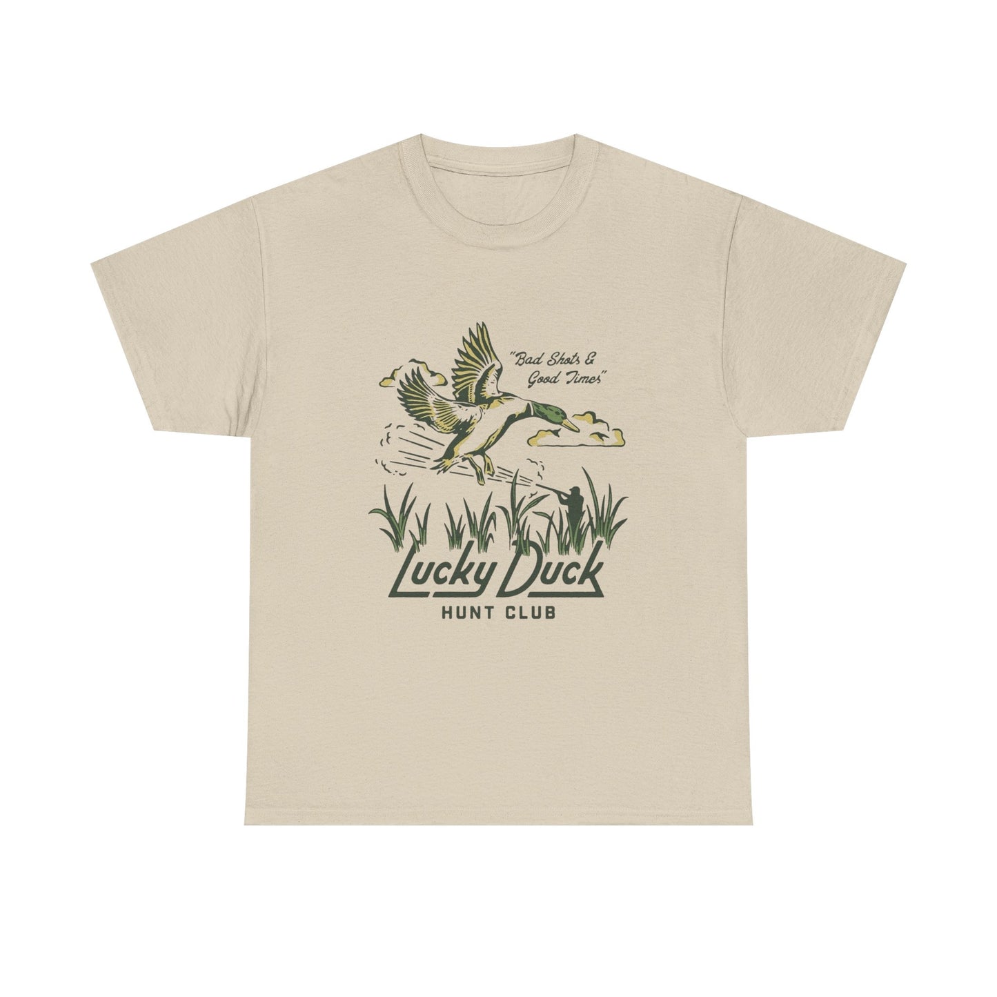 Lucky Duck Hunt Club Graphic T Shirt NEW Adult Tee
