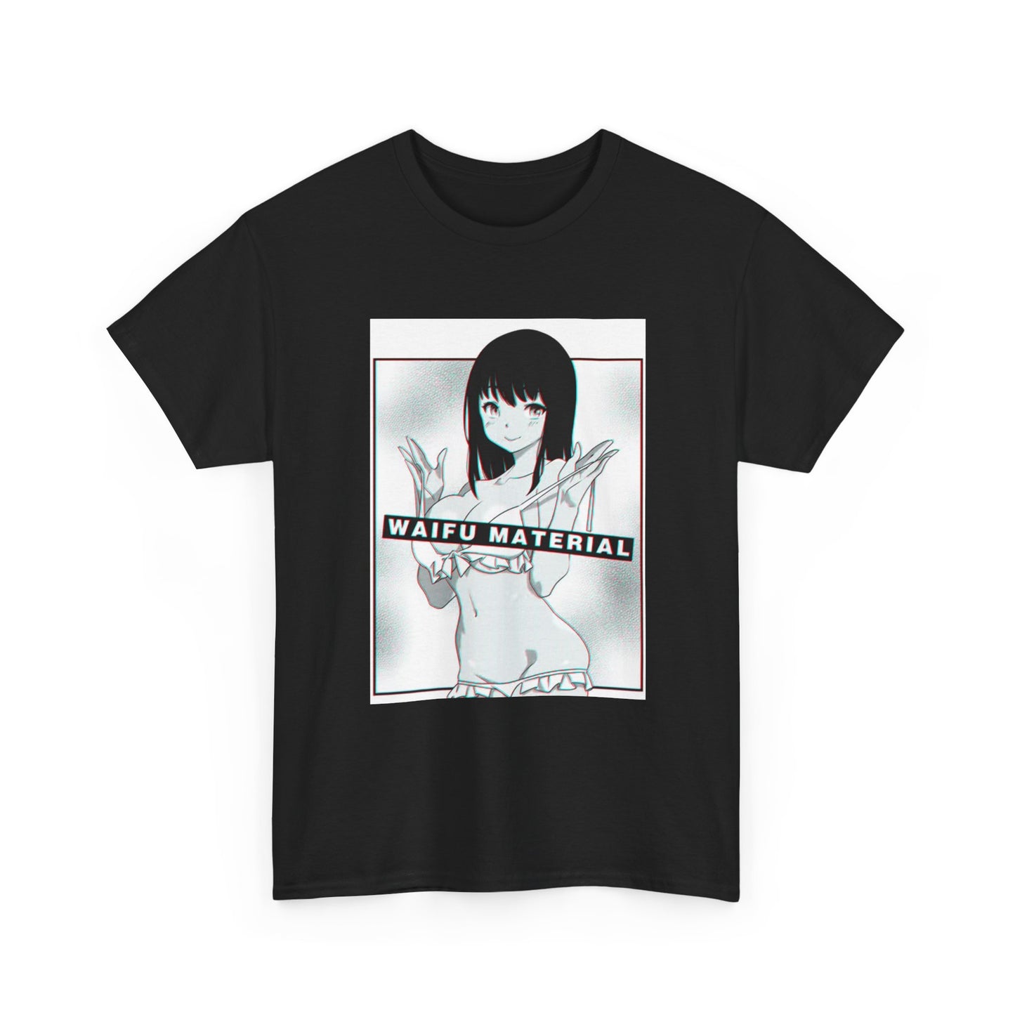 Waifu Material Hentai Tshirt Sexy anime Naturo Cartoon Unisex Heavy Graphic
