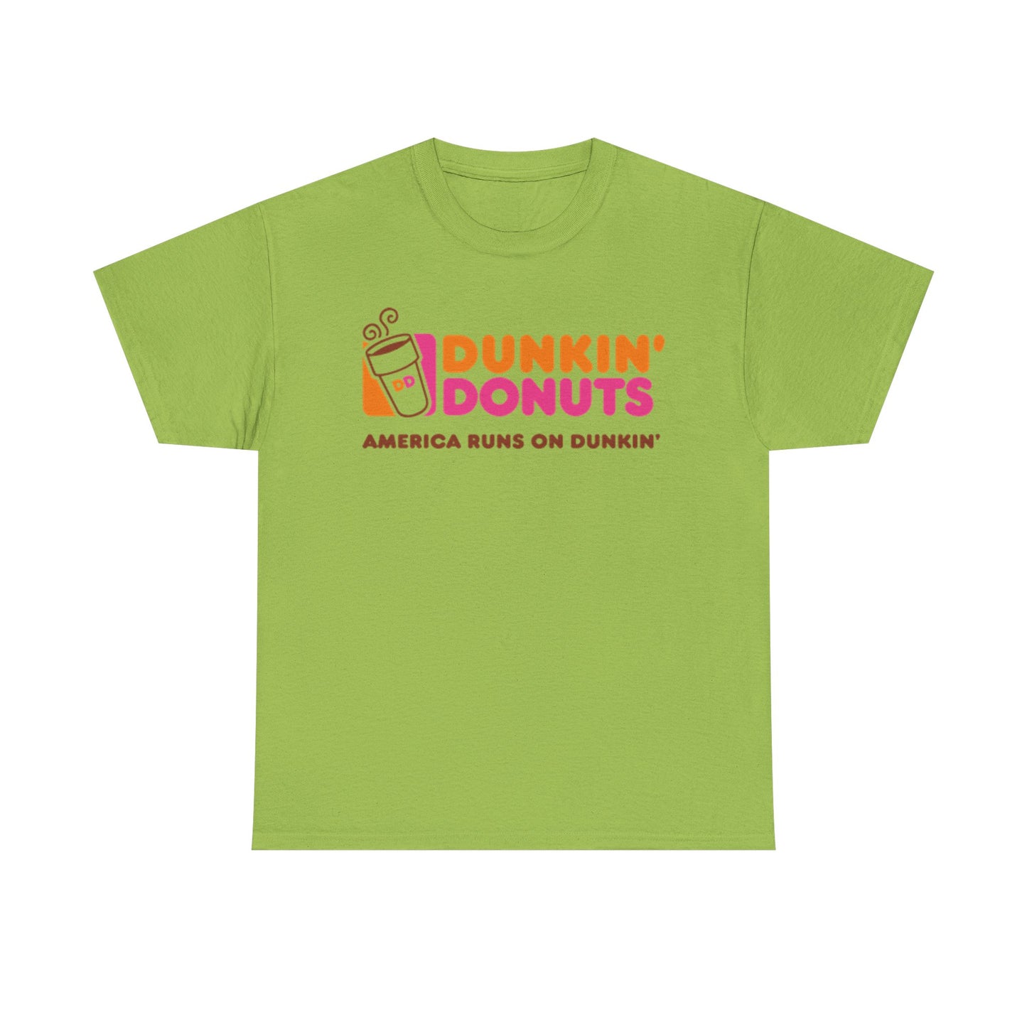 Dunkin’ Donuts T-shirt vintage Boston coffee gift retro Unisex Heavy Cotton Tee