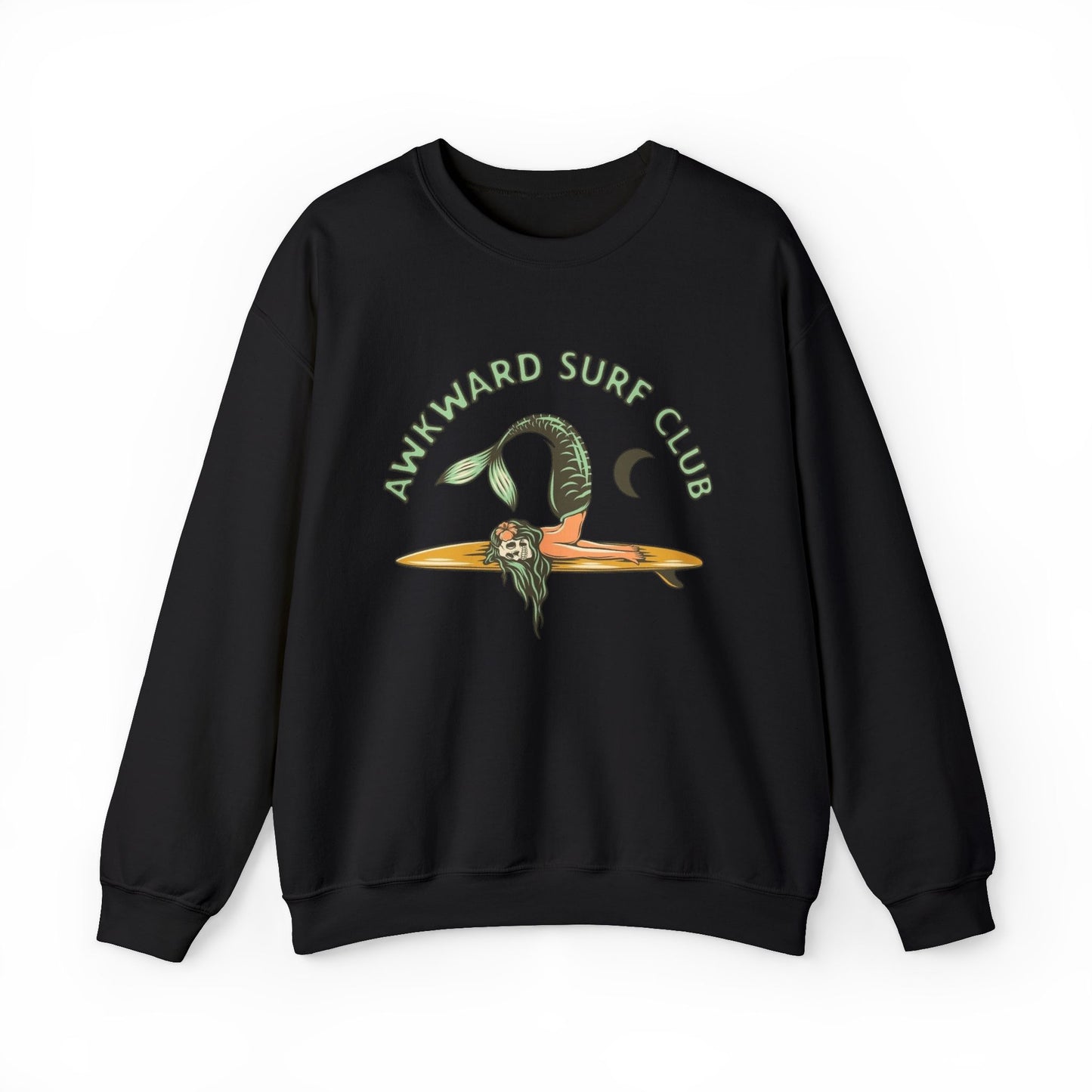Awkward Surf Club Adult Crewneck Sweatshirt