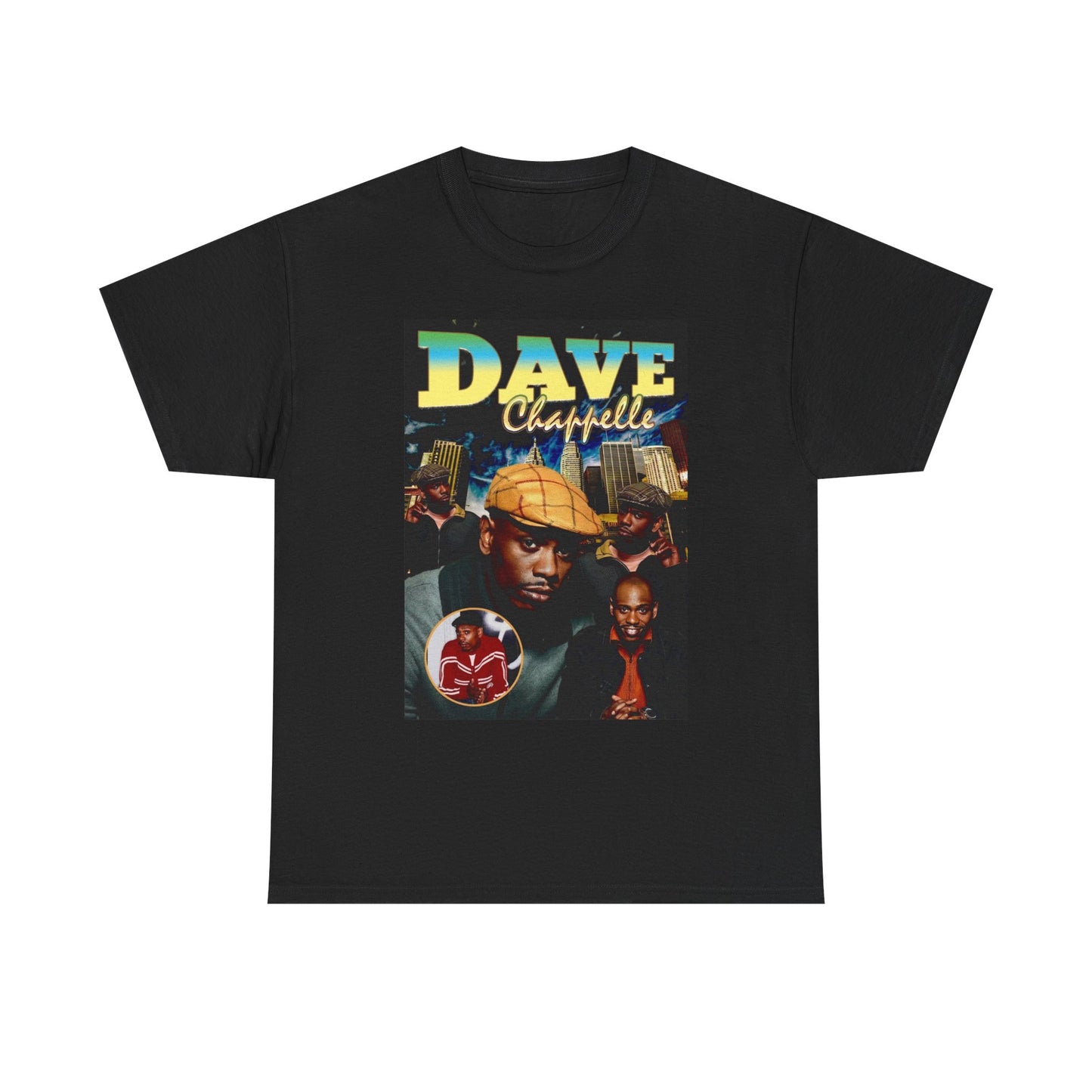 Dave Chappelle Graphic T Shirt Vintage 90s Comedy Unisex Heavy Cotton Tee