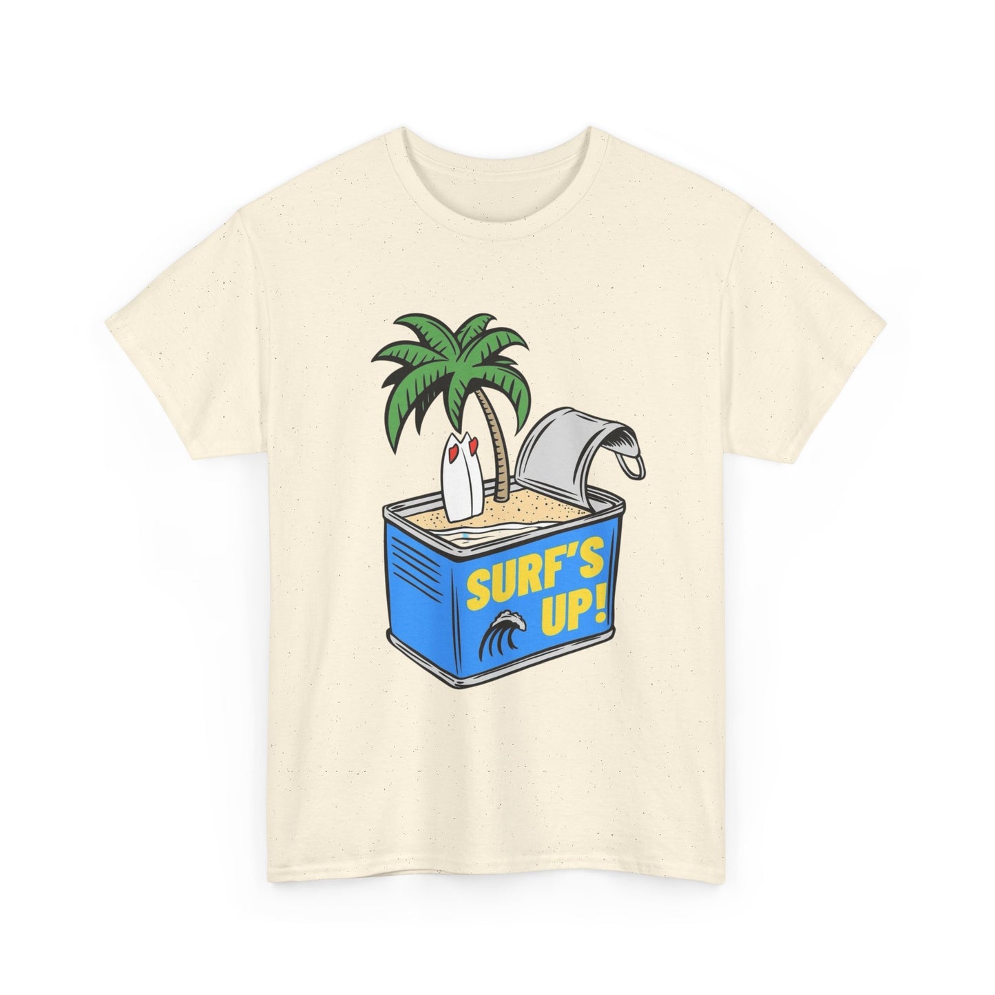 Surfs Up Graphic T Shirt Unisex Heavy Cotton Tee Gift