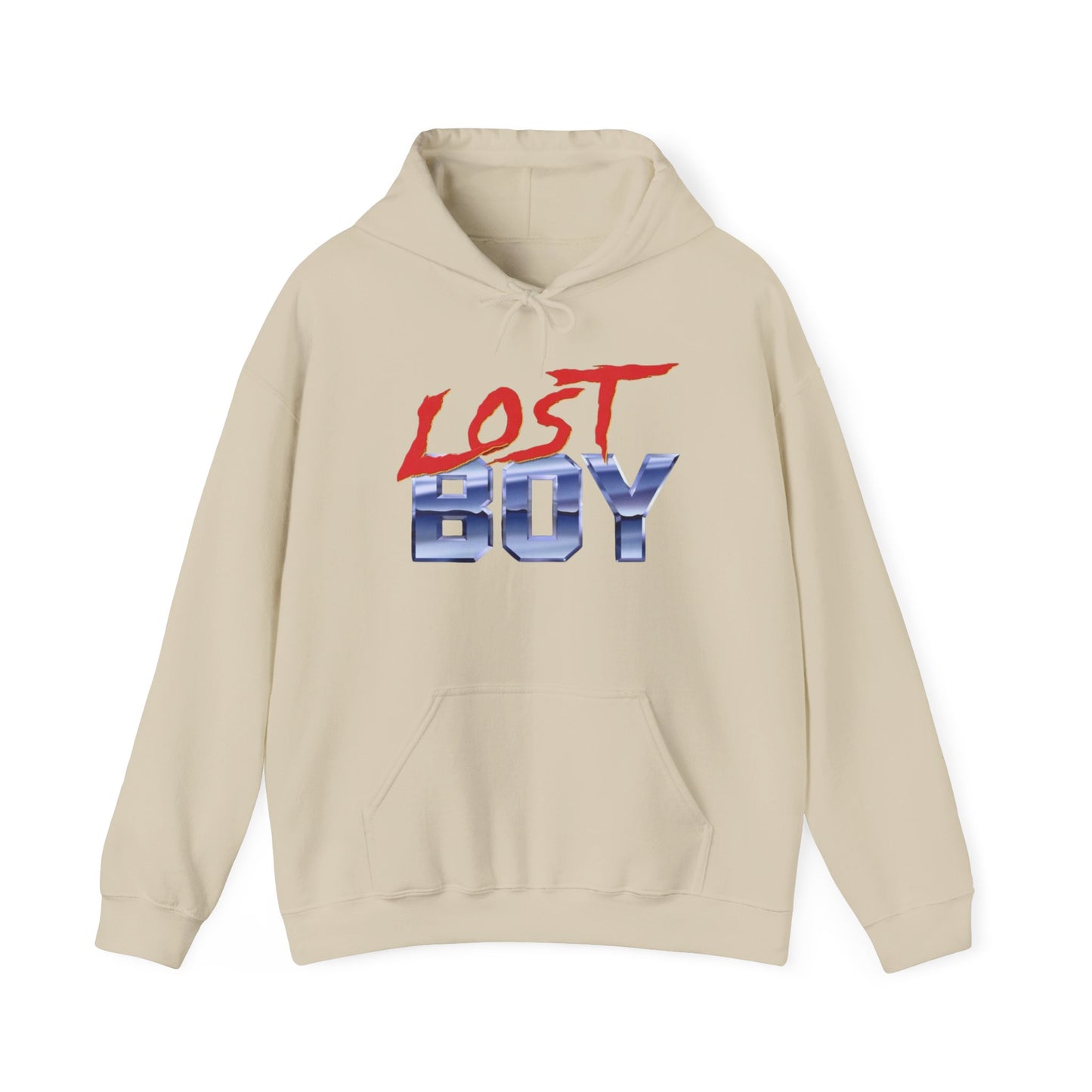 Lost Boy Vintage Graphic Hoodie Unisex Heavy Blend™ Hooded Sweatshirt