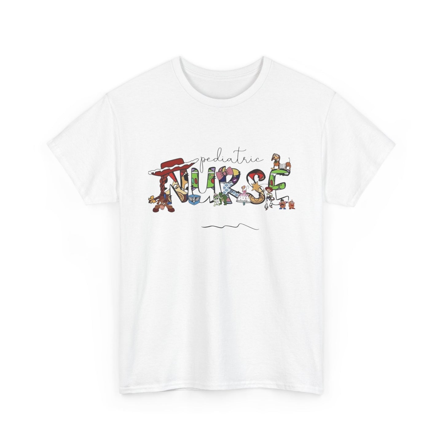 Pediatric Nurse Toy Graphic T Shirt NEW Unisex Heavy Cotton Tee