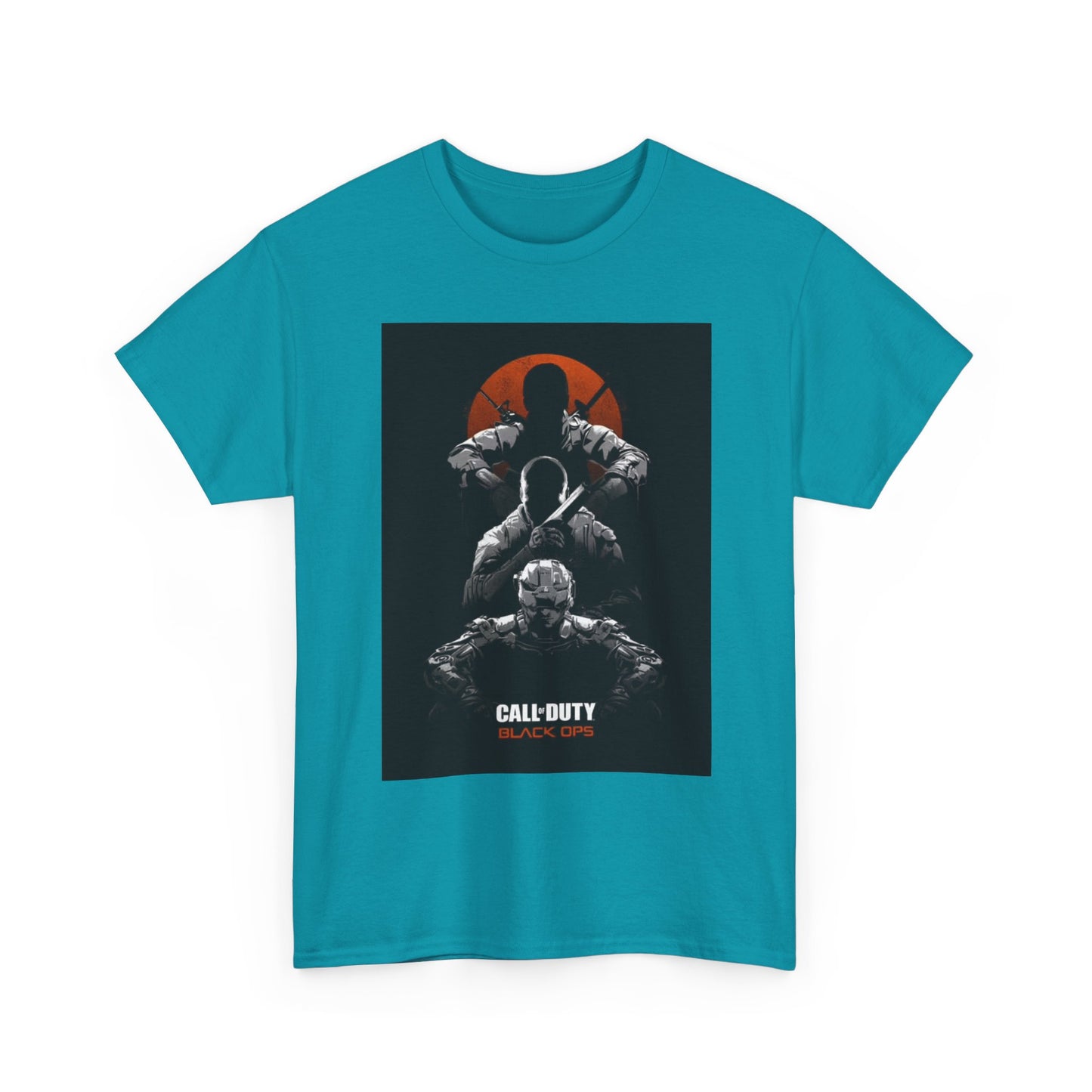 Call of Duty Black OPS Tshirt Retro gamer Xbox gaming Unisex Heavy Cotton Tee