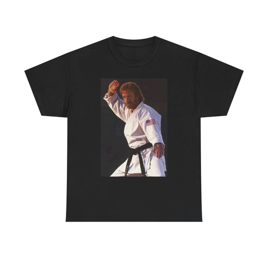 Chuck Norris Karate Retro Funny Graphic T Shirt NEW Cotton Tee Gift
