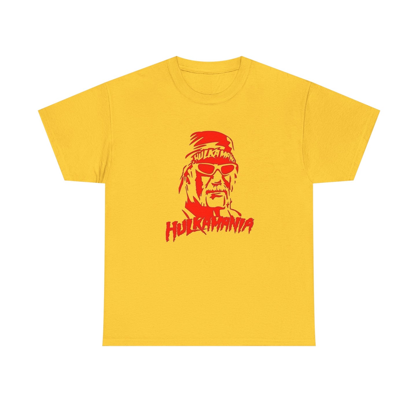 Hulkamania Wrestling Graphic T Shirt Unisex Heavy Cotton NEW Tee