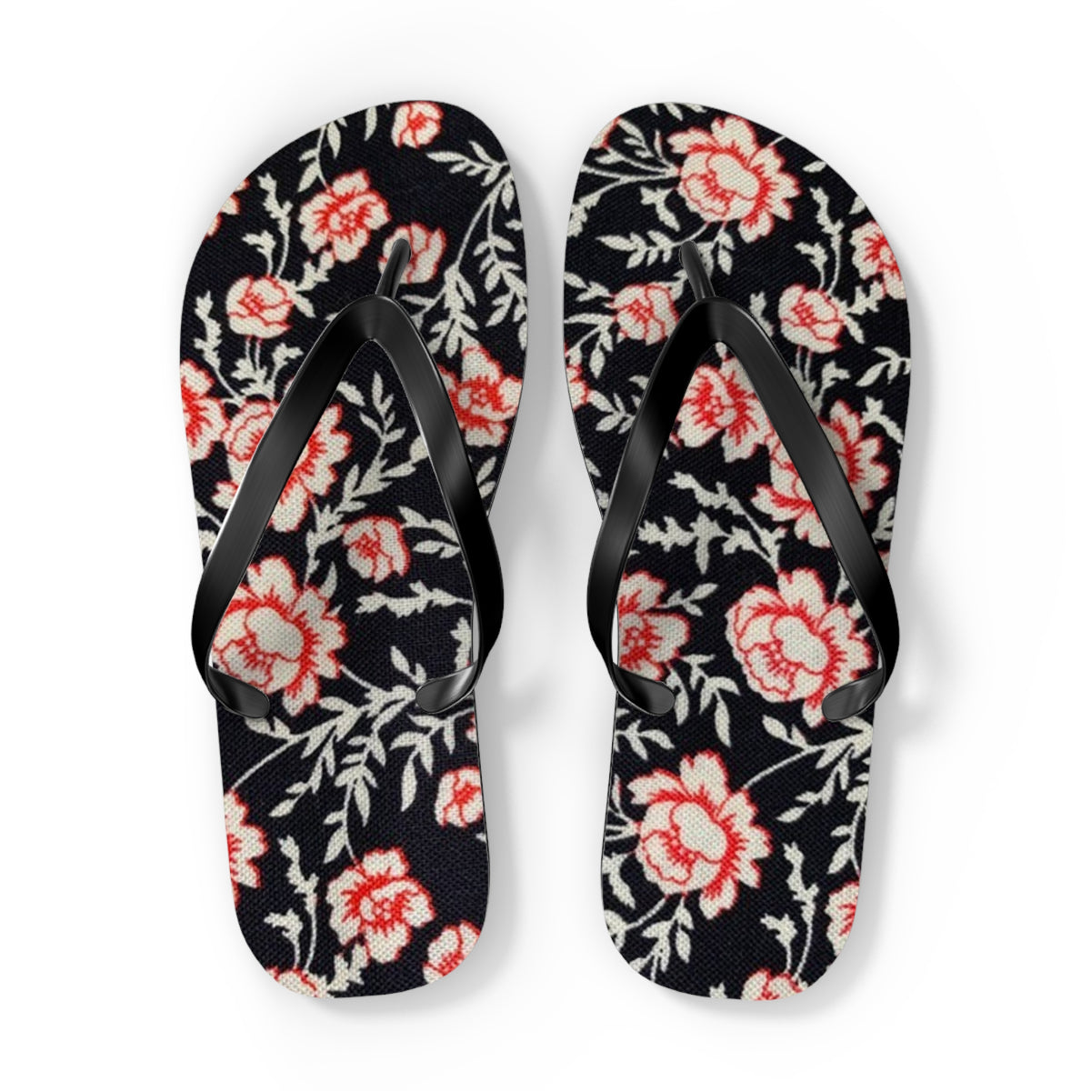 Pink Roses Sandals Summer Flip Flops Slides BRAND NEW