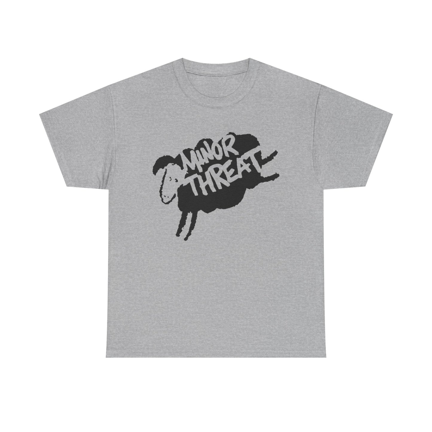 Minor Threat Sheep Graphic T Shirt Unisex Heavy Cotton Tee
