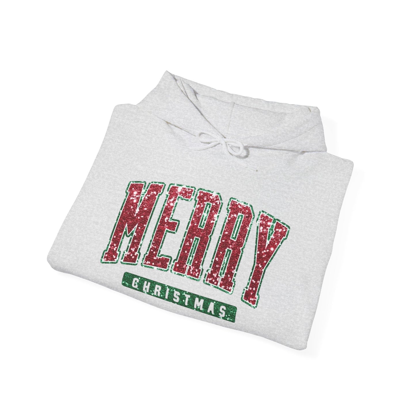 Merry Christmas Festive Graphic Hoodie Unisex Heavy Blend™ Hooded Sweatshirt NEW