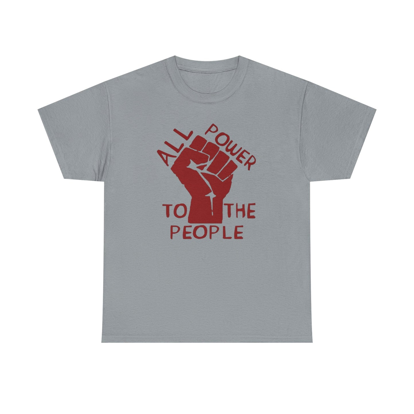 NO KINGS Power To The People Graphic T Shirt NEW Unisex Heavy Cotton Tee