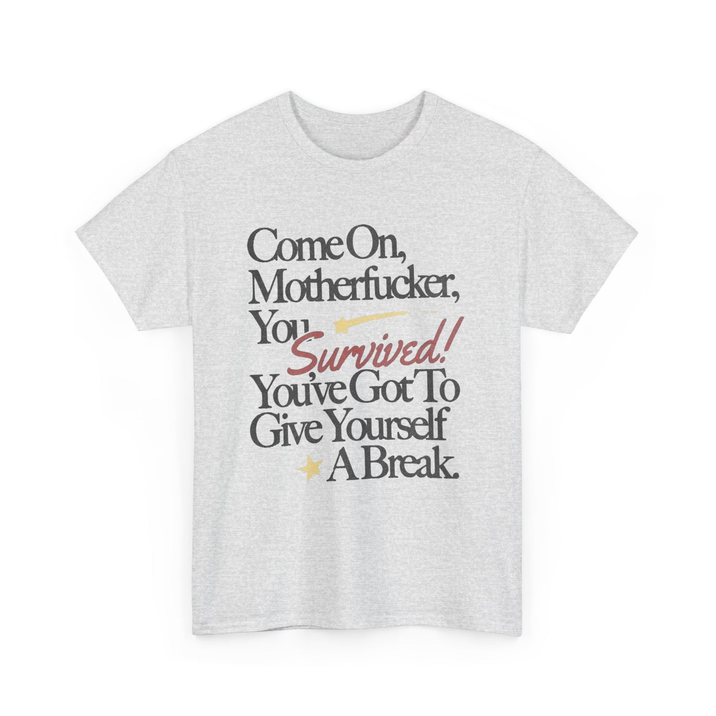 Give Yourself A Break Graphic T Shirt Unisex Gift New AMERICAN VINTAGE