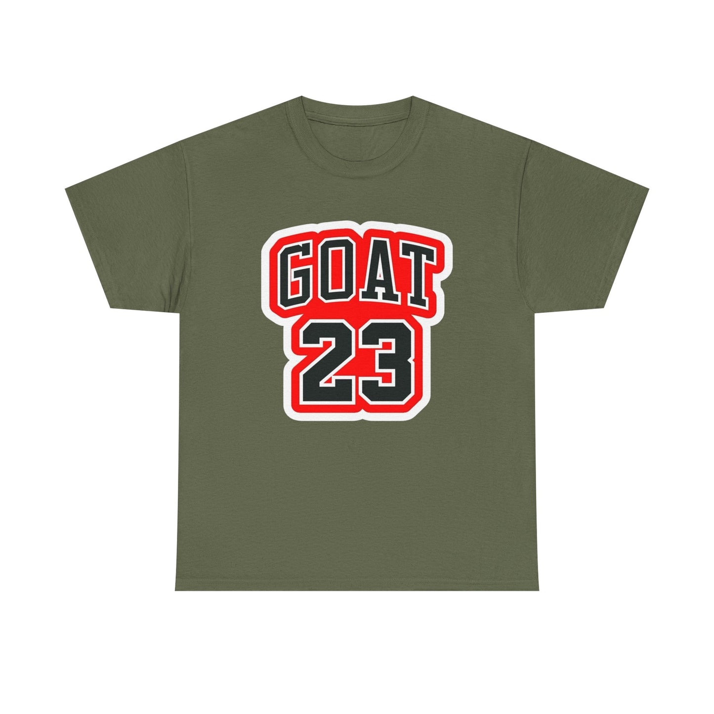 GOAT Jordan 23 Basketball Graphic T Shirt NEW Unisex Heavy Cotton Tee