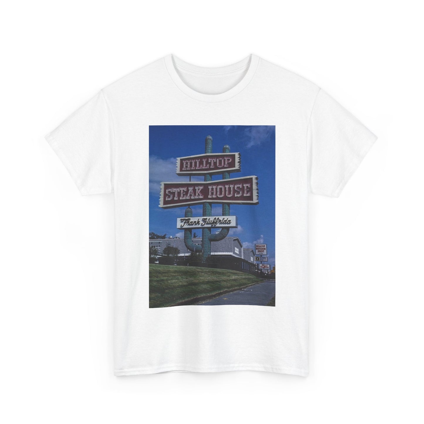 Hill Top Steakhouse Shirt Vintage New England Retro Boston Unisex Heavy Cotton