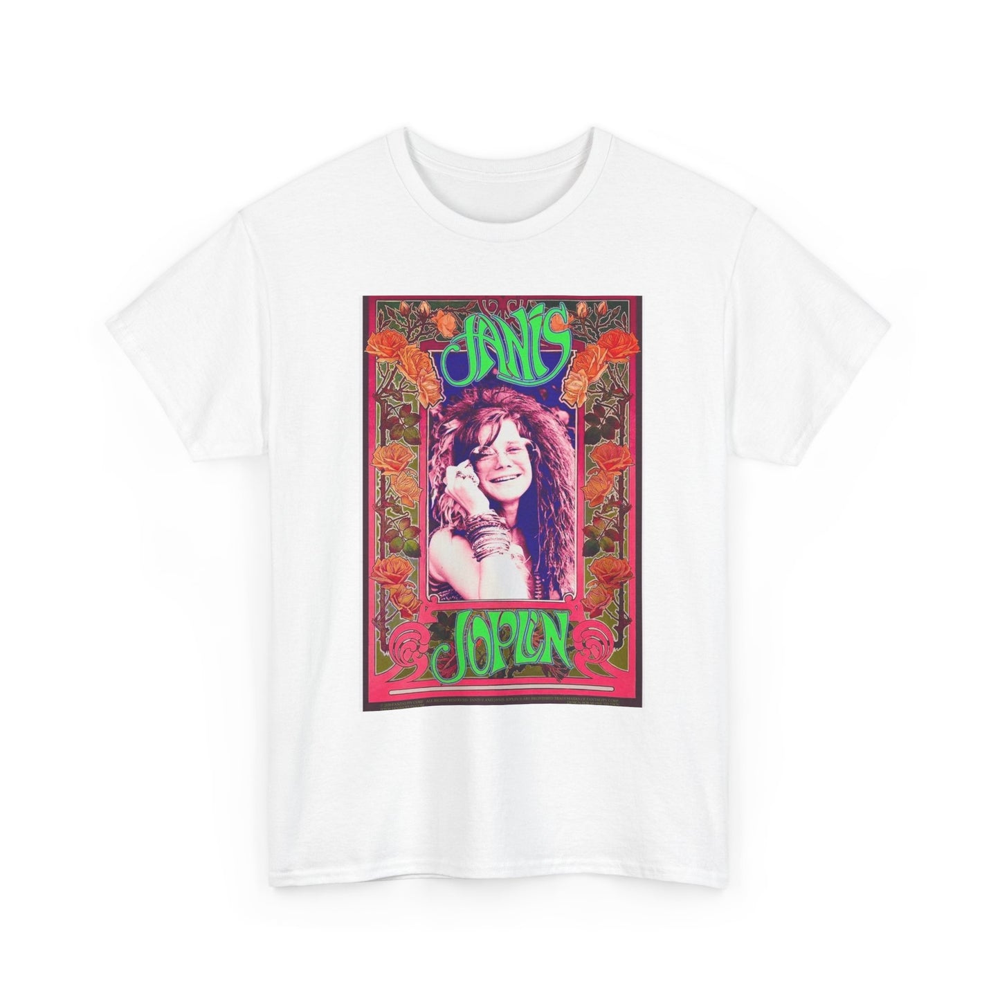 Janis Joplin Retro T Shirt BRAND NEW Apparel Unisex Graphic Tee USA