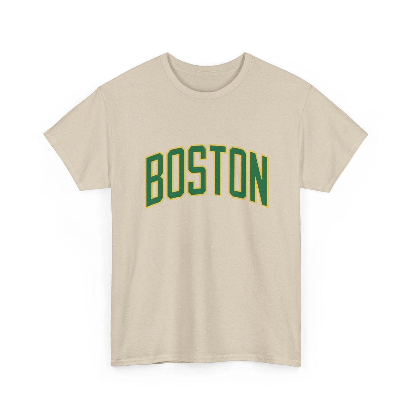 Boston Logo Sports Graphic T Shirt NEW Unisex Heavy Cotton Tee