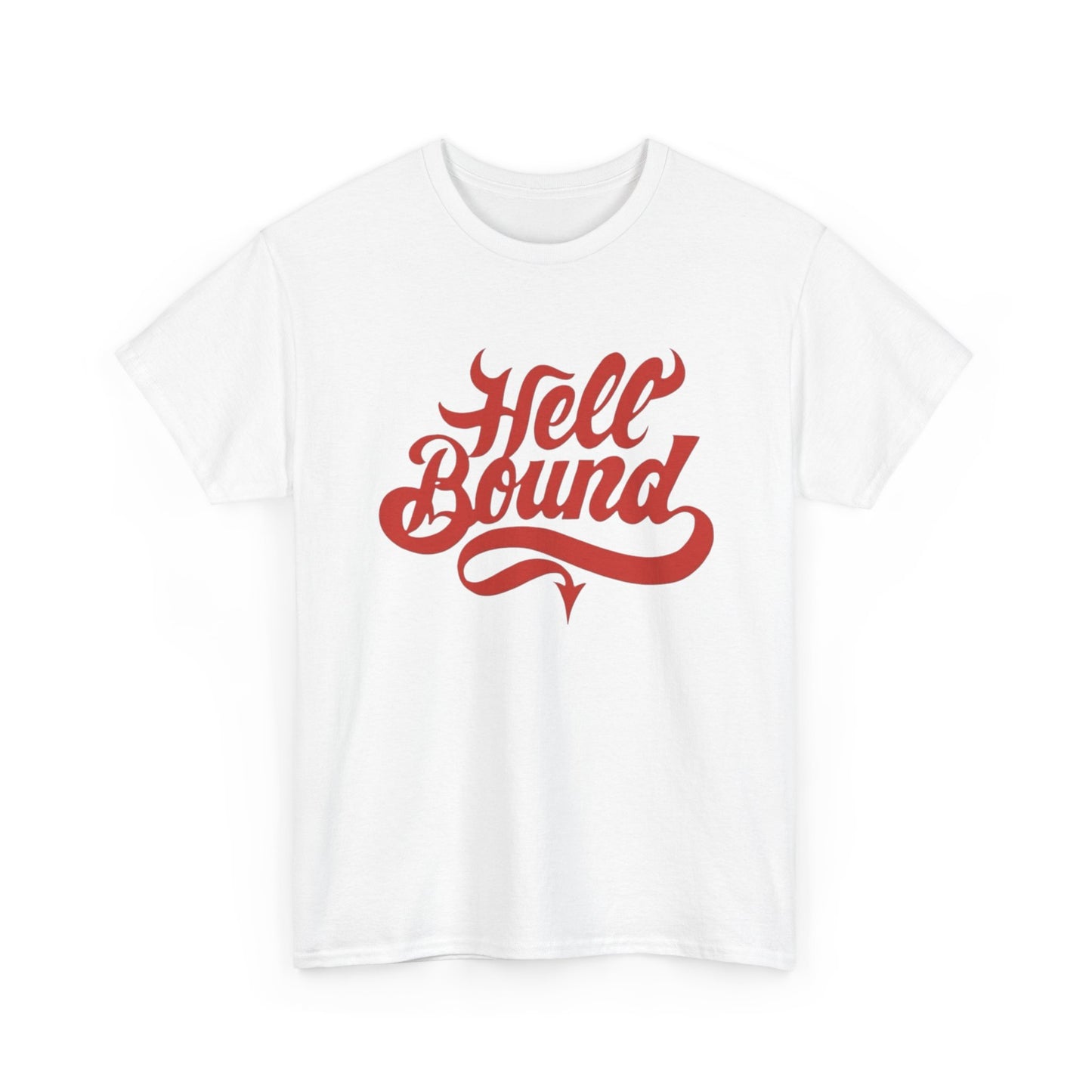 Whiskey Bent And Hell Bound Graphic T-Shirt Unisex Heavy Cotton Tee NEW