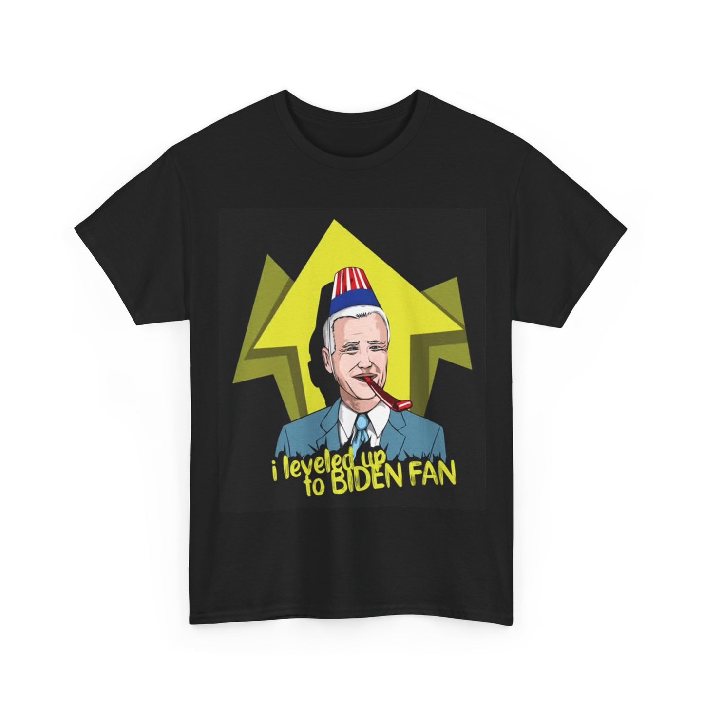 Joe Biden Tshirt Funny Level Up Democrat Vote Unisex Heavy Cotton Tee
