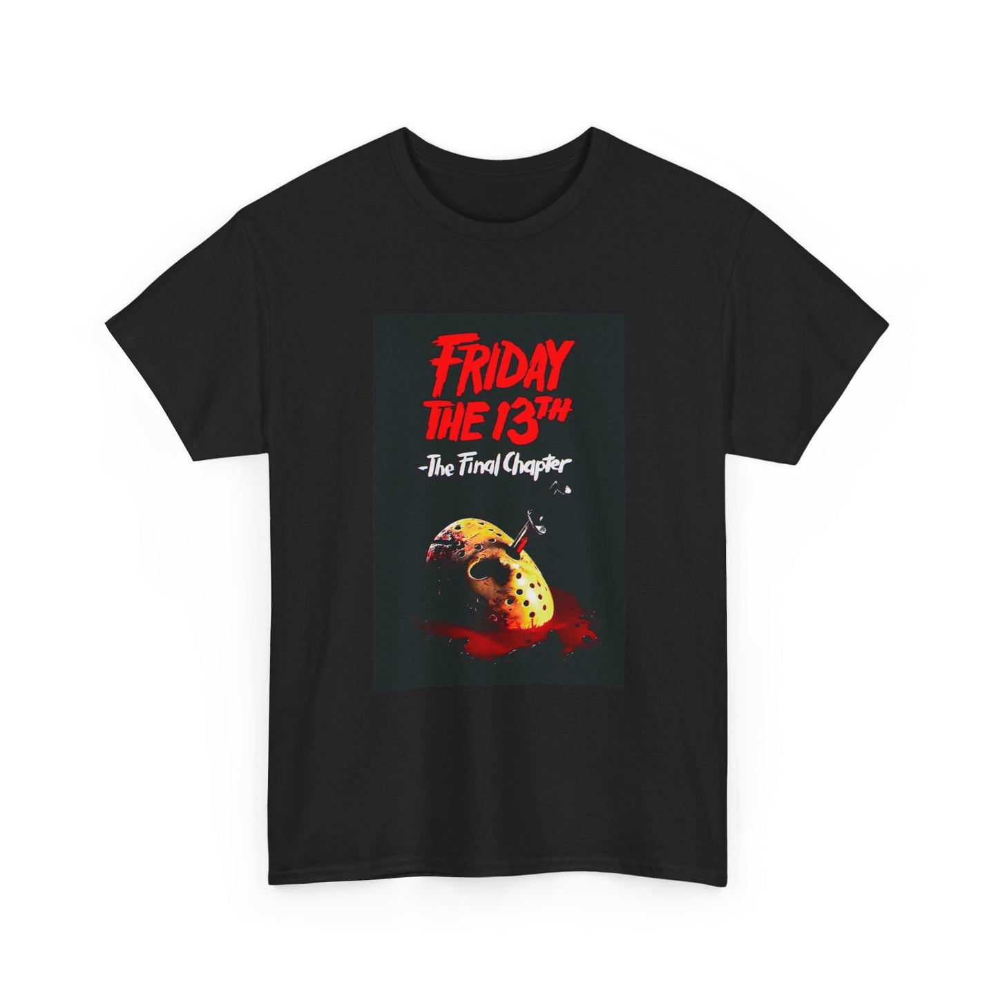 Friday The 13th Tshirt Retro Horror Movie Merch Retro Unisex Heavy Halloween