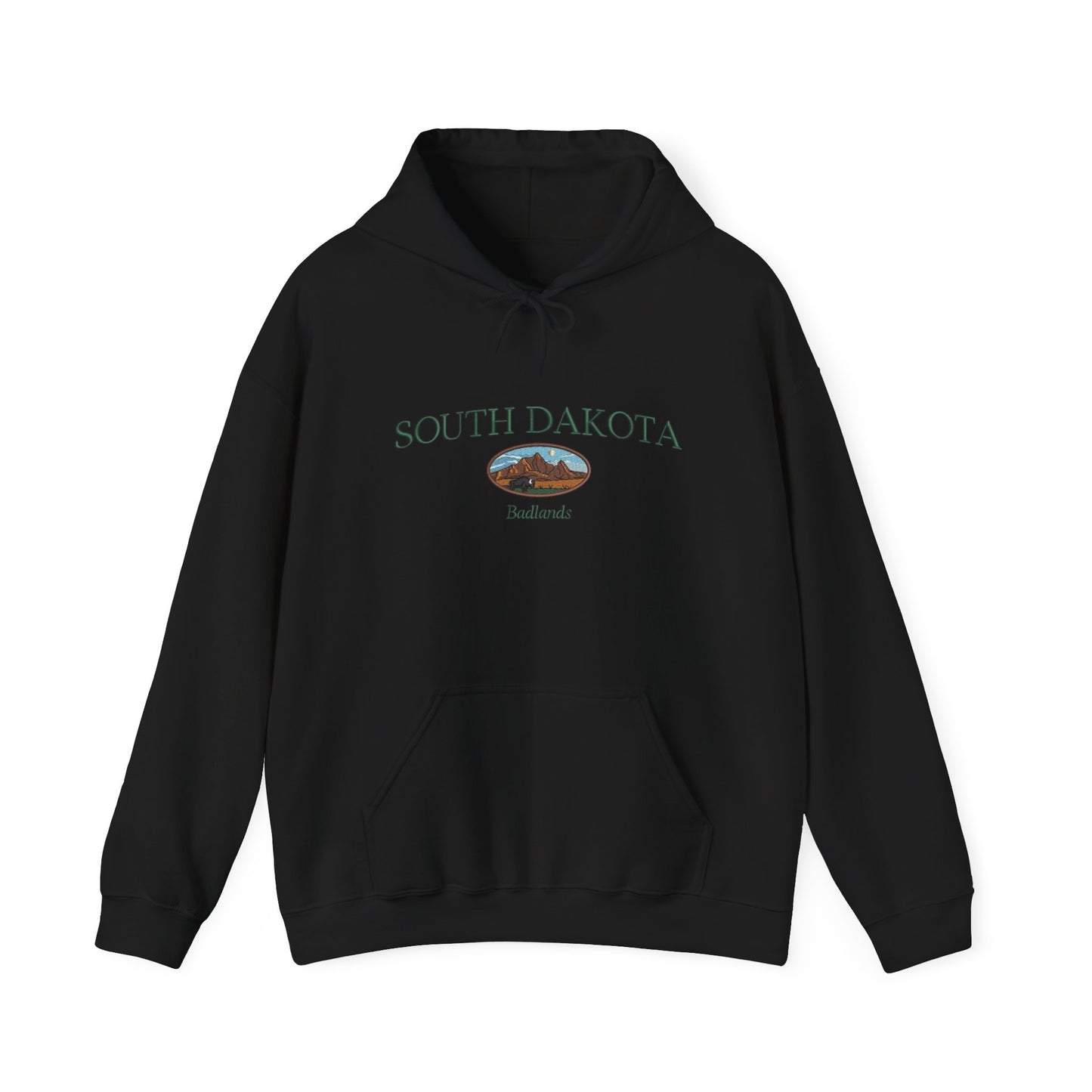 South Dakota Badlands Graphic Hoodie Heavy Blend Sweatshirt NEW