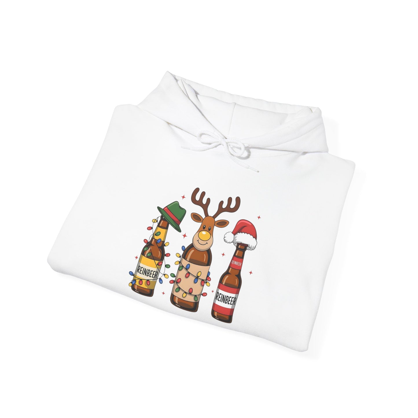 Christmas Beers Funny Graphic Hoodie Unisex Heavy Blend™ Hooded Sweatshirt