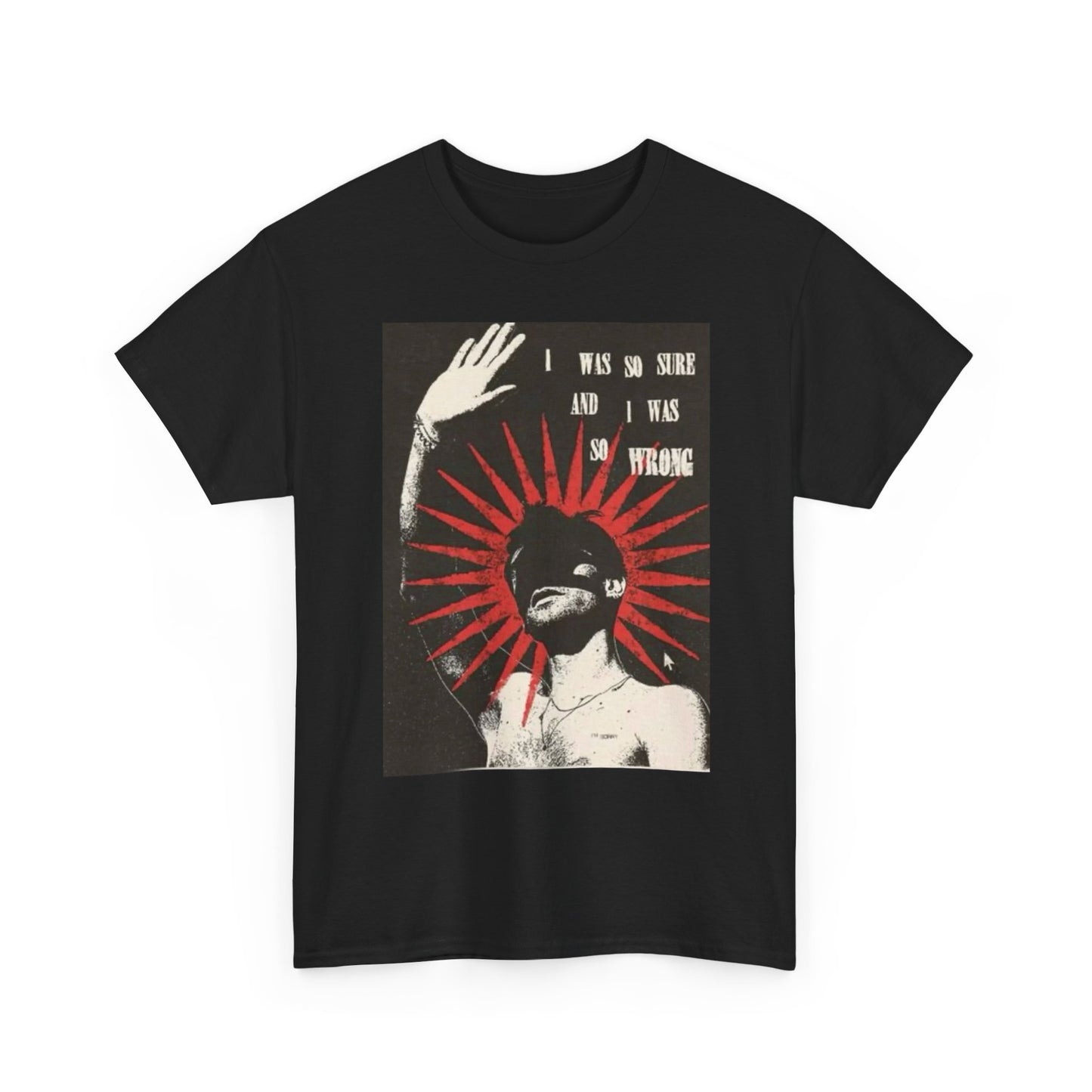 I Was So Sure And I Was So Wrong Graphic T Shirt Unisex Heavy Cotton Tee