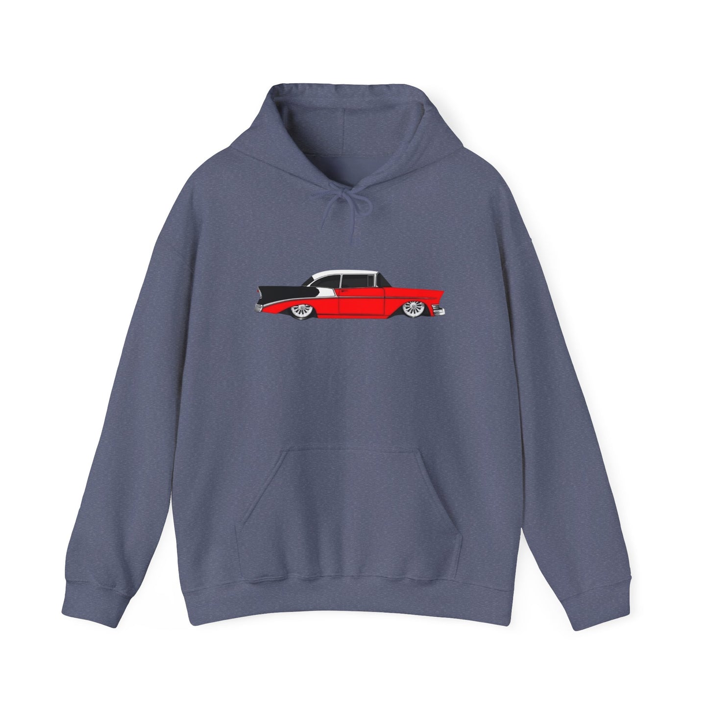 57 Chevrolet Hot Rod Vintage Graphic Hoodie NEW Unisex Heavy Hooded Sweatshirt
