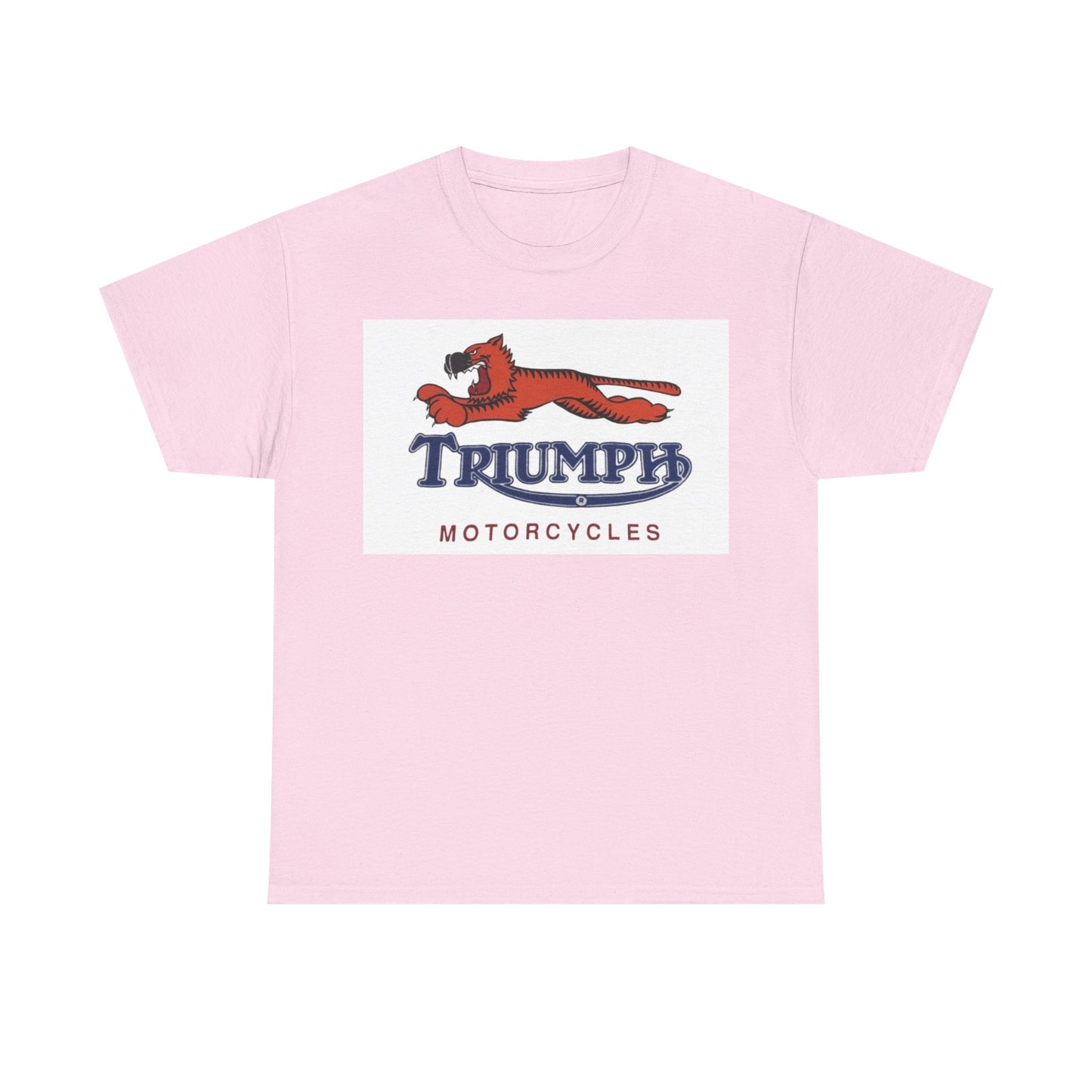 Triumph T-shirt vintage motorcycles nostalgia Tiger Unisex Heavy Cotton Tee