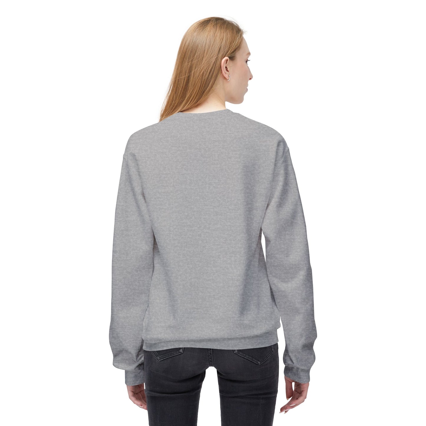 Oh Deer Its Christmas Unisex Midweight Softstyle Fleece Crewneck Sweatshirt