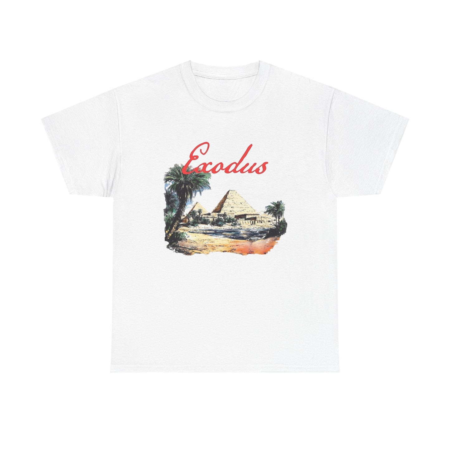Exodus Graphic T Shirt Unisex Heavy Cotton Tee