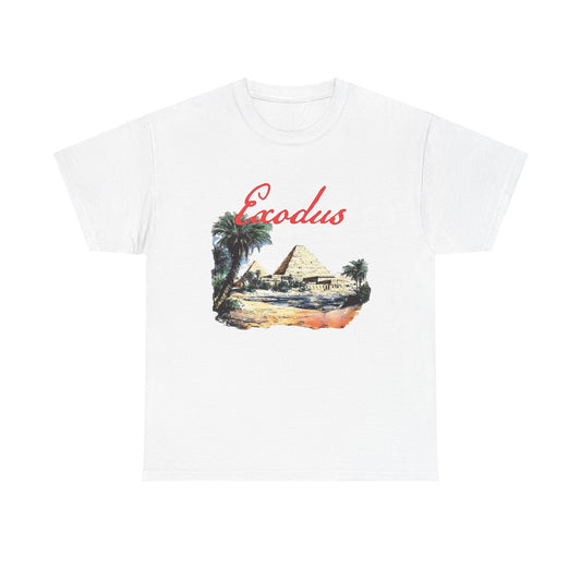 Exodus Graphic T Shirt Unisex Heavy Cotton Tee