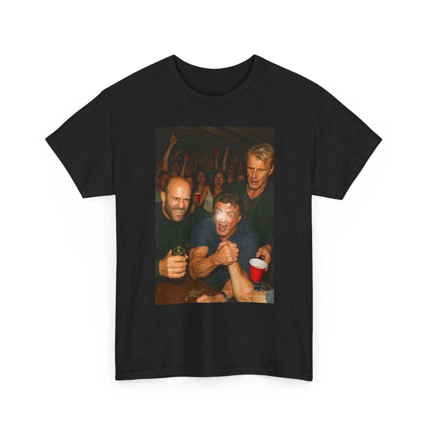 Jason Statham Funny Graphic T Shirt Expendables Movie Unisex Heavy Cotton Tee
