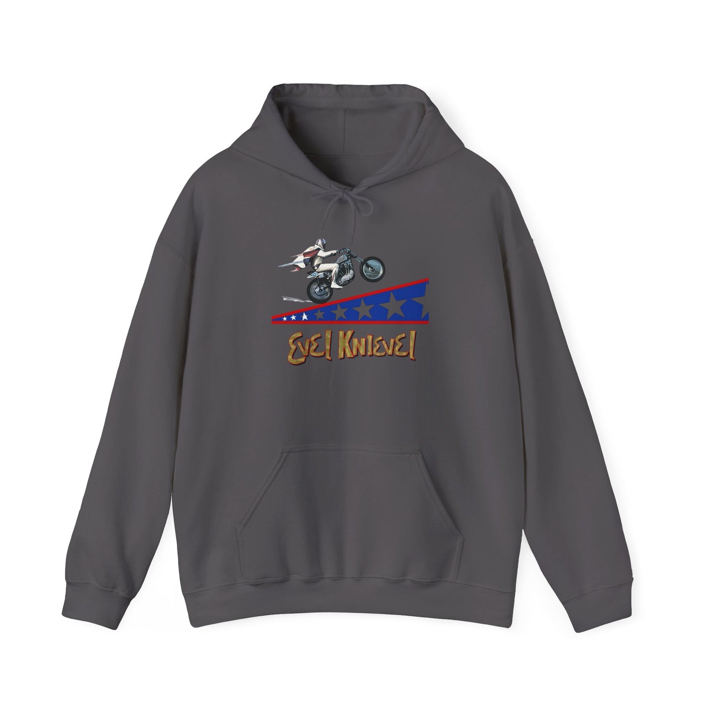 Evel Knievel Motorcycles Graphic Hoodie Unisex Heavy Blend™ Hooded Sweatshirt
