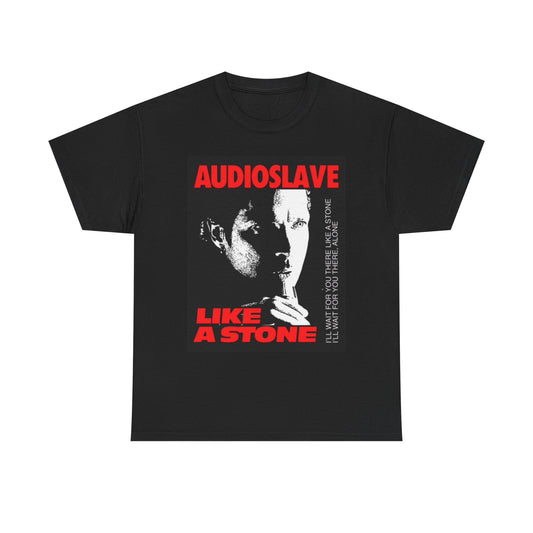 Audioslave Like A Stone Graphic T Shirt Vintage Rock Merch Unisex Heavy Cotton