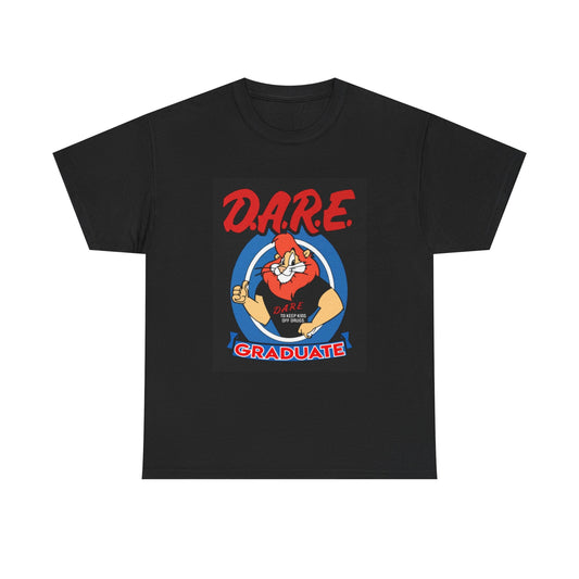Dare To Resist Tshirt Graduate Retro 90s poster Unisex Heavy Cotton Tee