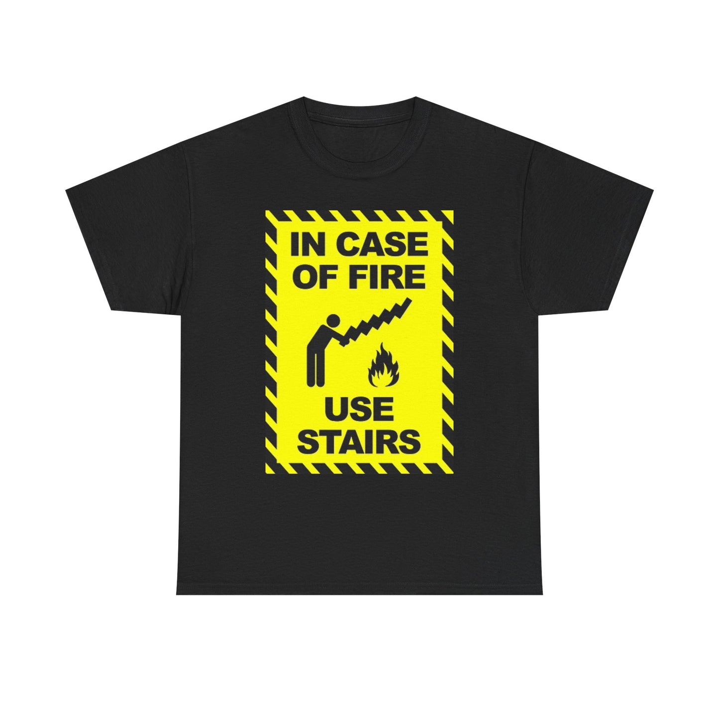Fire Safety Graphic T Shirt Funny Jokes Humor Unisex Heavy Cotton Tee