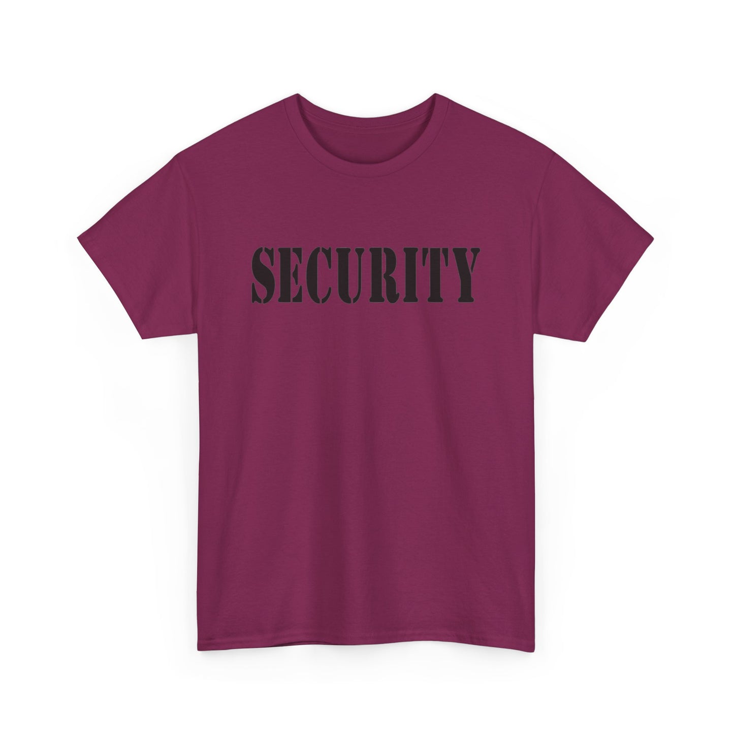 Security Graphic T Shirt Police Academy Uniform Funny Bar Unisex Heavy Cotton