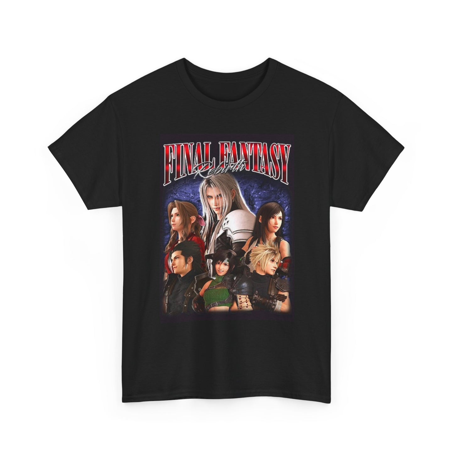 Final Fantasy Graphic T Shirt VIntage Video Games Unisex Heavy Cotton Tee