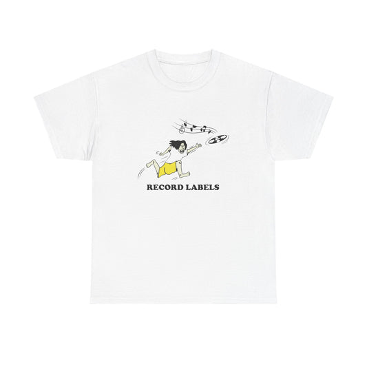 Record Labels Graphic T Shirt NEW Unisex Heavy Cotton Tee