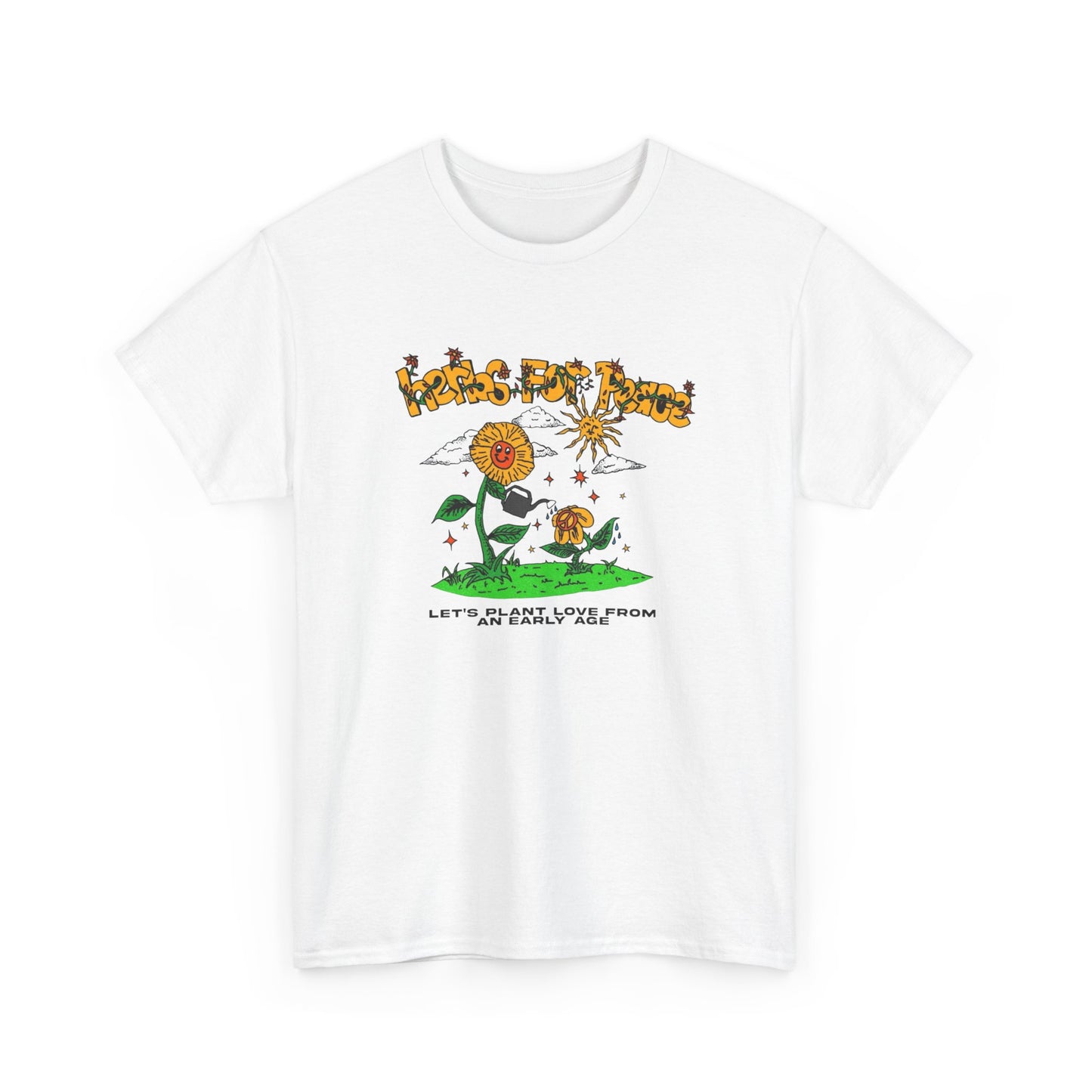 Herbs For Peace Art Graphic T Shirt Unisex Heavy Cotton Tee Gift New