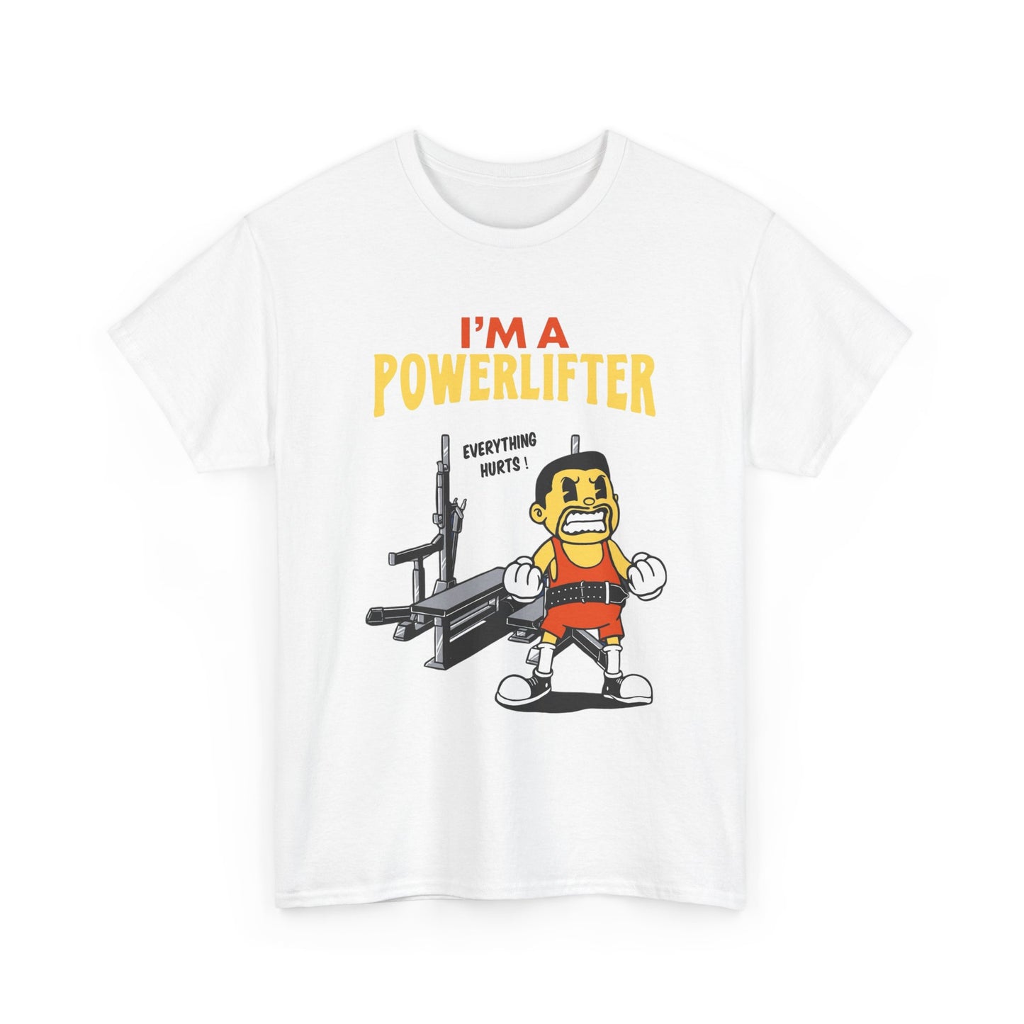 Im A Power lifter Funny Graphic T Shirt NEW ADULT Unisex Heavy Cotton Tee