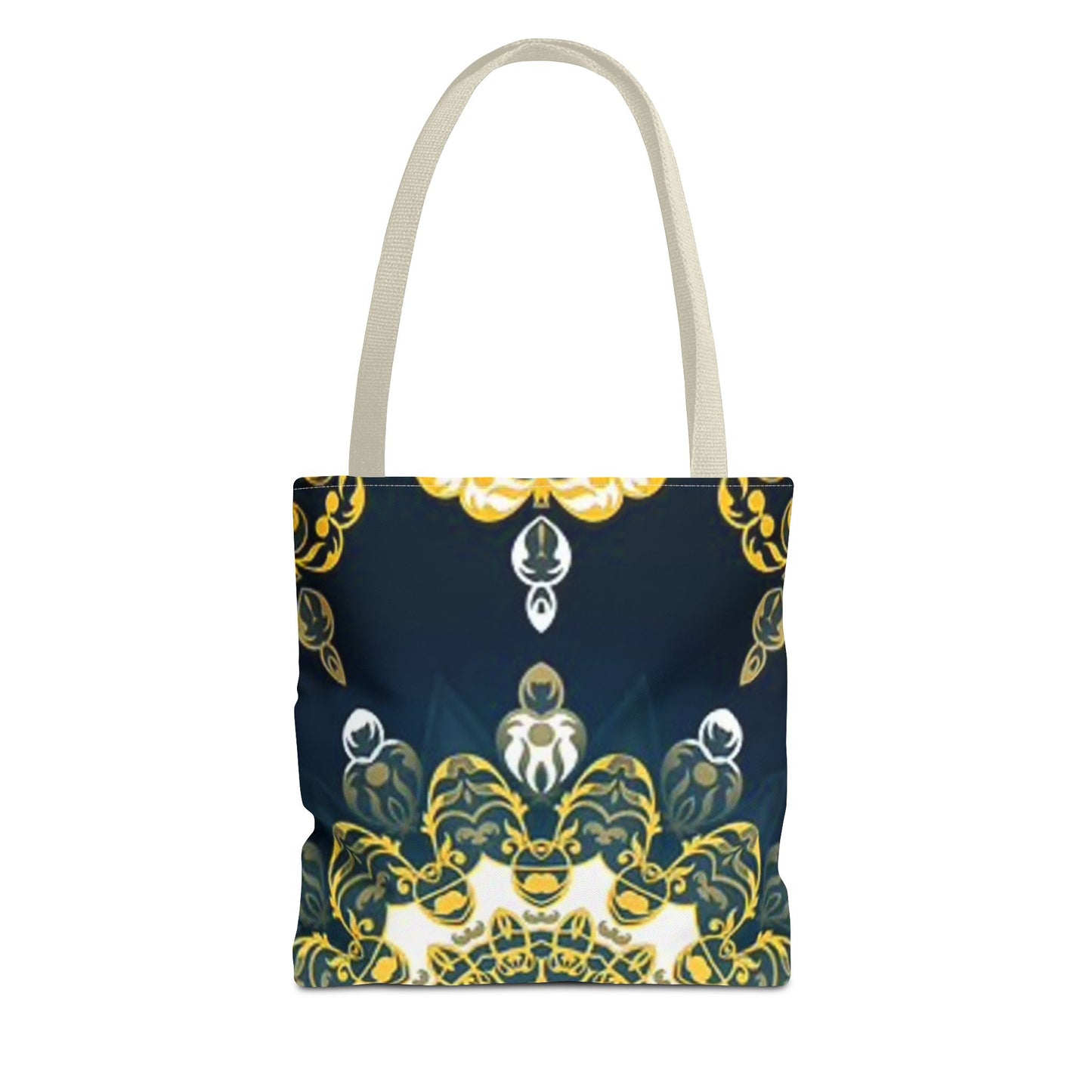 Navy And Gold Pattern Multi Color BRAND NEW MODERN Tote Bag (AOP)