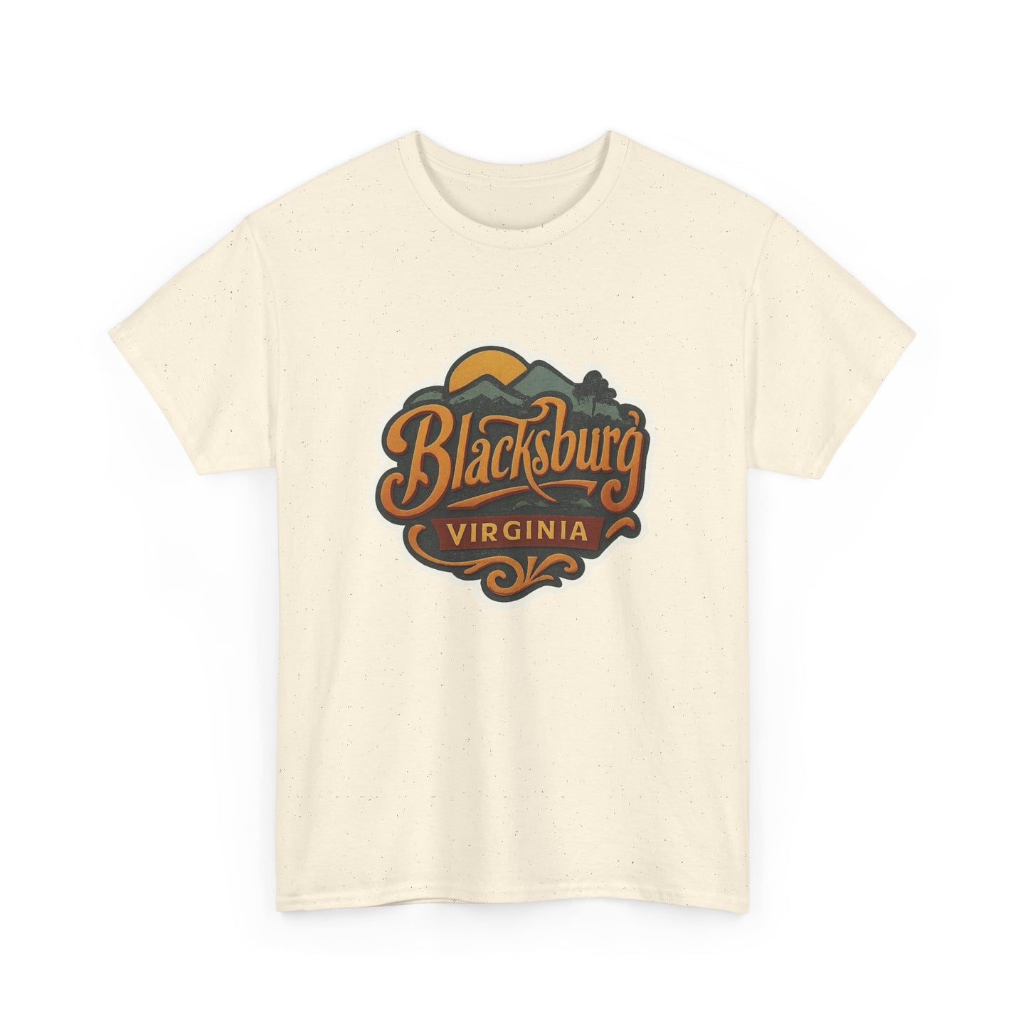Blacksburg Virginia State Graphic T Shirt ADULT NEW