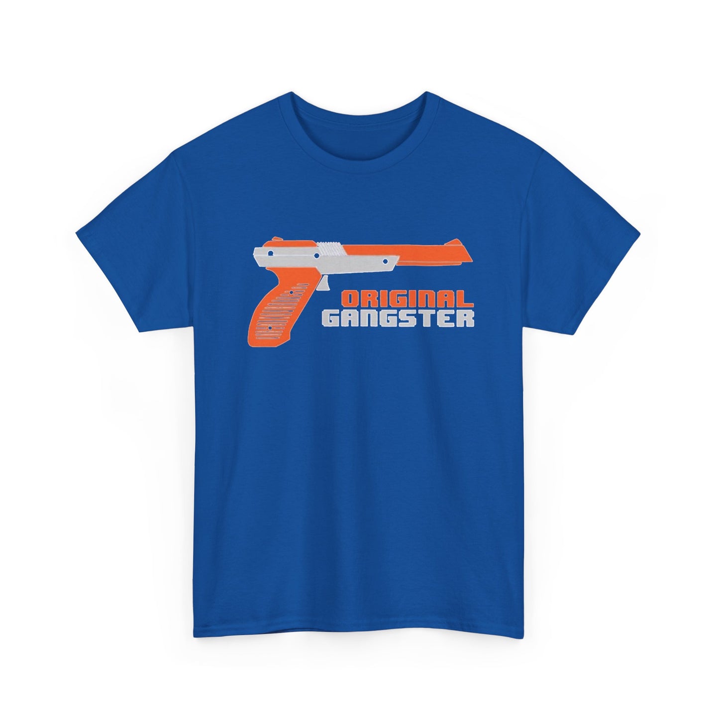 Original Gangster Graphic T Shirt Vintage Video Games Funny Unisex Heavy Cotton