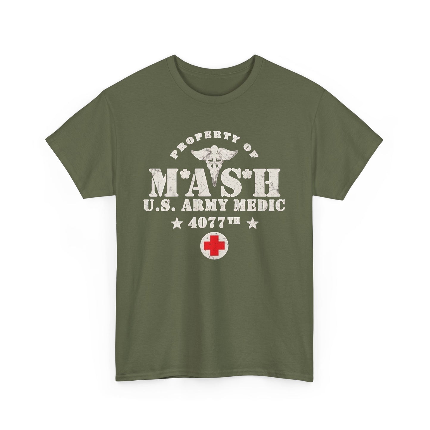 Mash Military Tshirt Vintage Tv Series Medical Retro Unisex Heavy Cotton Tee gg